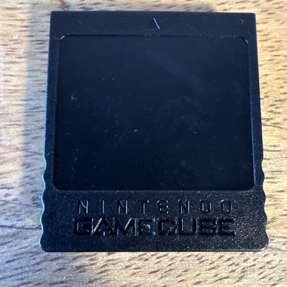 Nintendo GameCube Memory Card 251 Block Black DOL-014 Authentic OEM
